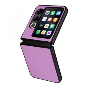 LEATHER Ochranný kryt pre ZTE Nubia Flip 2 5G fialový