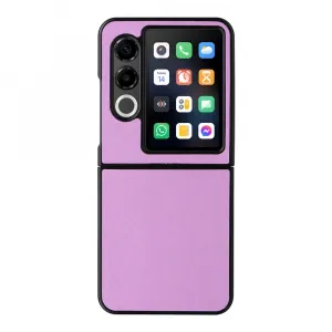 LEATHER Ochranný kryt pre ZTE Nubia Flip 2 5G fialový