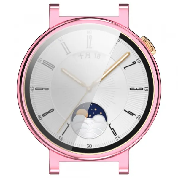 TPU FULL COVER Kryt pre Huawei Watch GT 4 41mm metalický ružový