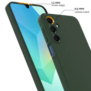 RUBBER MAGSAFE Silikónový kryt pre Samsung Galaxy A17 / A17 5G DARK GREEN