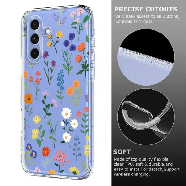 ART TPU Ochranný kryt pre Samsung Galaxy A17 / A17 5G DAISY