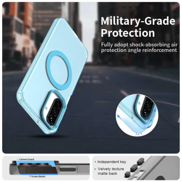 CANDY MAGSAFE Ochranný obal pre Samsung Galaxy A17 / A17 5G modrý