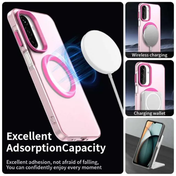 CANDY MAGSAFE Ochranný obal pre Samsung Galaxy A17 / A17 5G ružový