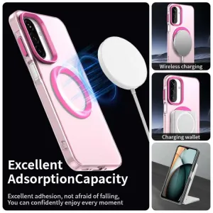 CANDY MAGSAFE Ochranný obal pre Samsung Galaxy A17 / A17 5G ružový