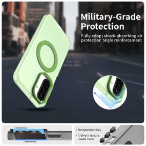 CANDY MAGSAFE Ochranný obal pre Samsung Galaxy A17 / A17 5G zelený