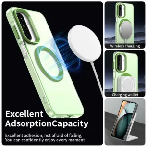 CANDY MAGSAFE Ochranný obal pre Samsung Galaxy A17 / A17 5G zelený