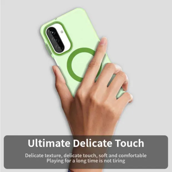 CANDY MAGSAFE Ochranný obal pre Samsung Galaxy A17 / A17 5G zelený
