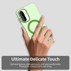CANDY MAGSAFE Ochranný obal pre Samsung Galaxy A17 / A17 5G zelený