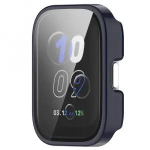 PC FULL COVER Plastový kryt so sklom pre Amazfit Bip 5 Unity modrý