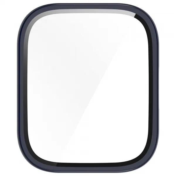 PC FULL COVER Plastový kryt so sklom pre Amazfit Bip 5 Unity modrý