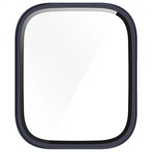 PC FULL COVER Plastový kryt so sklom pre Amazfit Bip 5 Unity modrý
