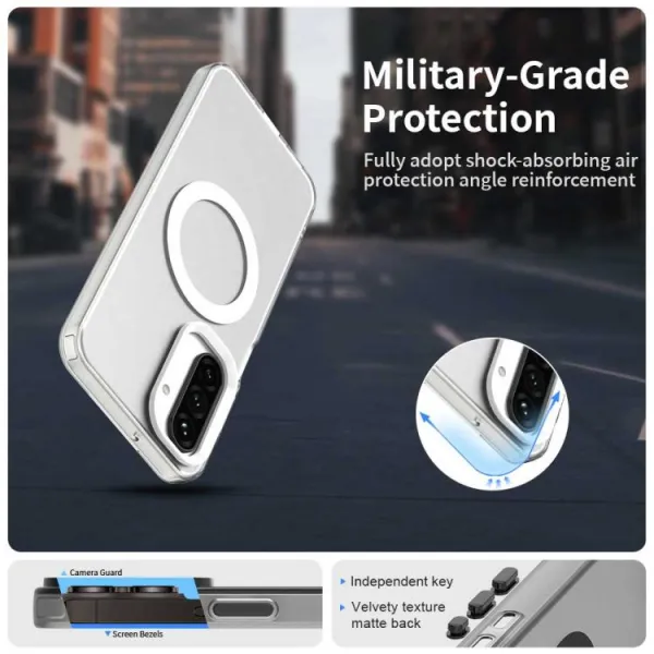 CANDY MAGSAFE Ochranný obal pre Samsung Galaxy A17 / A17 5G biely