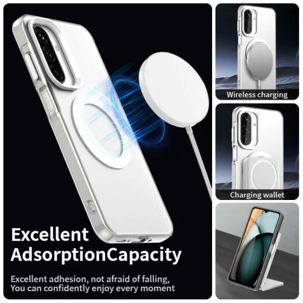 CANDY MAGSAFE Ochranný obal pre Samsung Galaxy A17 / A17 5G biely