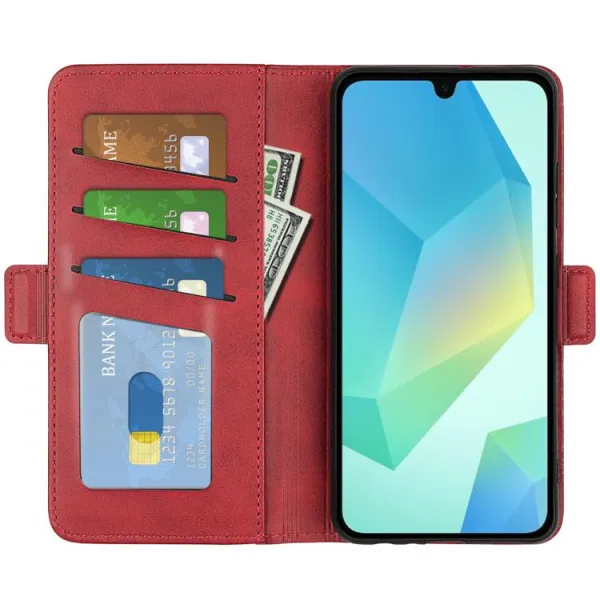 SIDE Peňaženkové puzdro pre Samsung Galaxy A17 / A17 5G červené