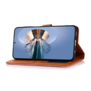 KHAZNEH DUAL-COLOR Peňaženkový kryt pre Xiaomi 15T Pro hnedý