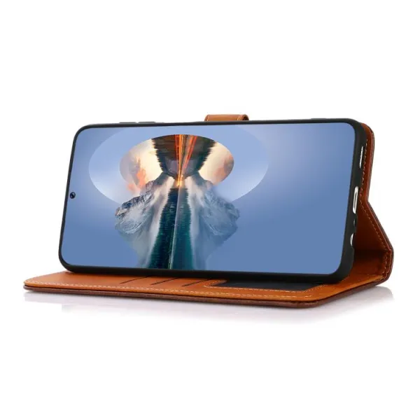 KHAZNEH DUAL-COLOR Peňaženkový kryt pre Xiaomi 15T Pro ružový
