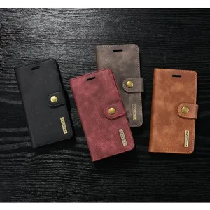 DG.MING Peňaženkový obal 2v1 Samsung Galaxy S8 šedý