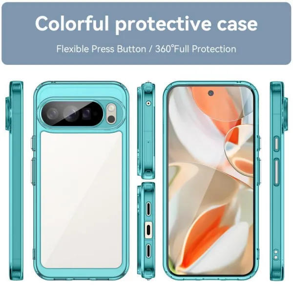 CRYSTAL Ochranný kryt pre Google Pixel 10 Pro XL tyrkysový