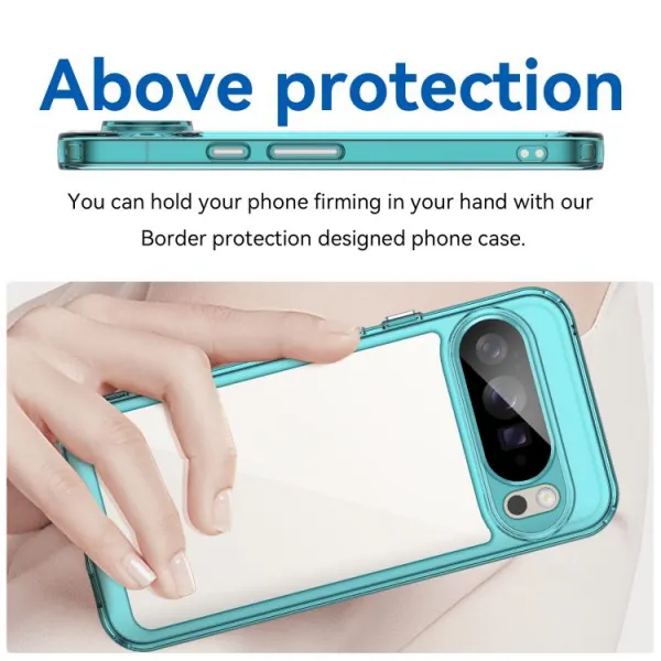 CRYSTAL Ochranný kryt pre Google Pixel 10 Pro XL tyrkysový