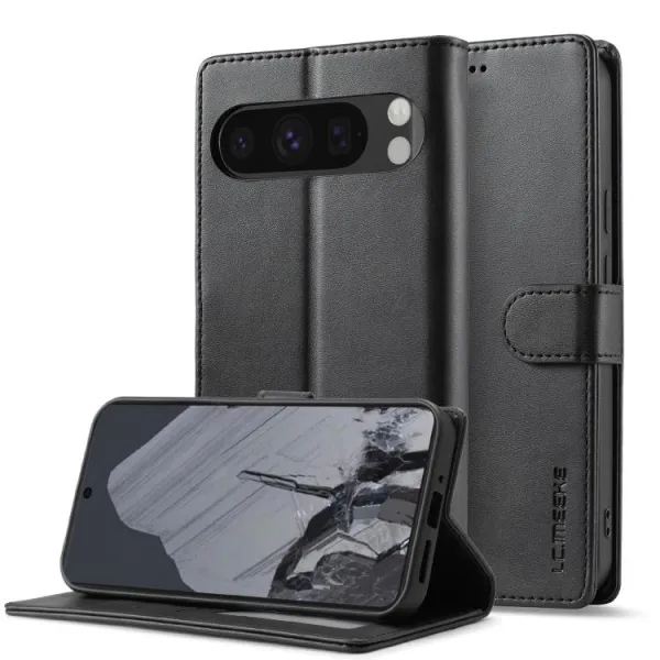 IMEEKE Peňaženkový obal pre Google Pixel 10 / Google Pixel 10 Pro čierny