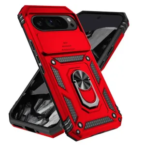 RING CAMERA Kryt s držiakom pre Google Pixel 10 Pro XL červený