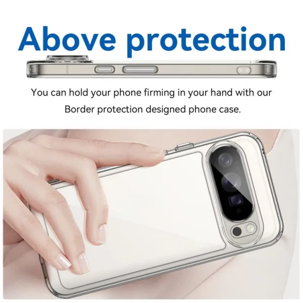 CRYSTAL Ochranný kryt pre Google Pixel 10 Pro XL priehľadný