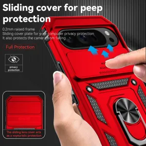RING CAMERA Kryt s držiakom pre Google Pixel 10 Pro XL červený