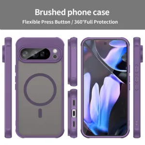 FANDUN MAGSAFE Ochranný obal pre Google Pixel 10 Pro XL fialový