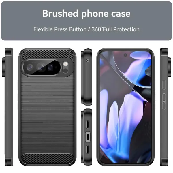 FLEXI TPU Ochranný kryt Google Pixel 10 Pro XL čierny