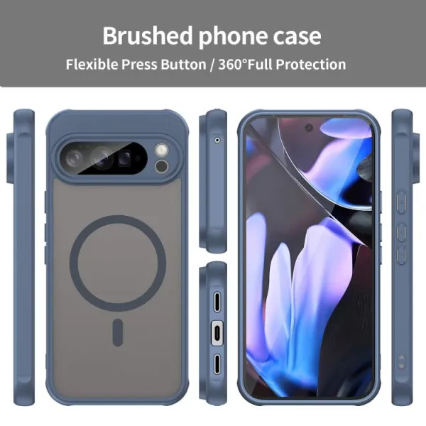 FANDUN MAGSAFE Ochranný obal pre Google Pixel 10 Pro XL modrý