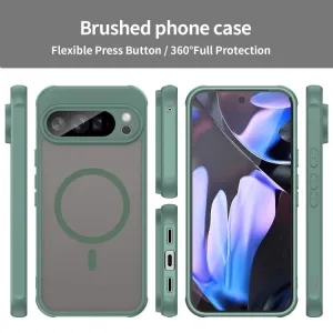 FANDUN MAGSAFE Ochranný obal pre Google Pixel 10 Pro XL zelený