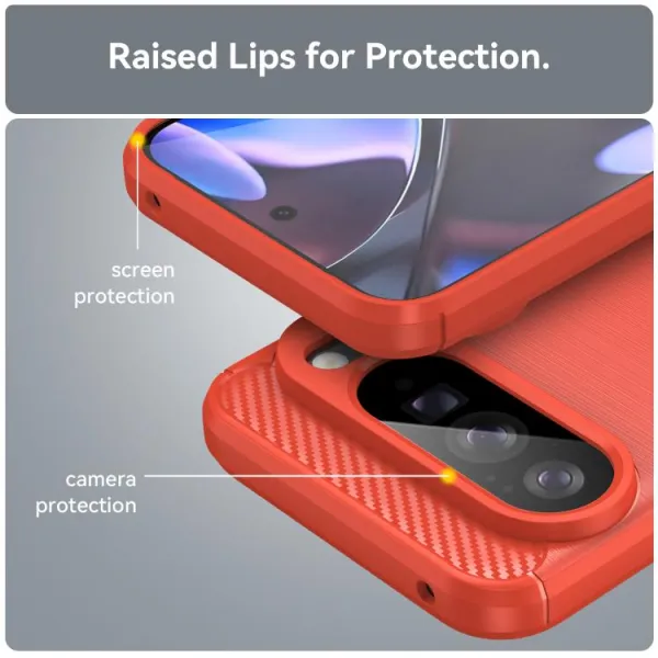 FLEXI TPU Ochranný kryt Google Pixel 10 Pro XL červený