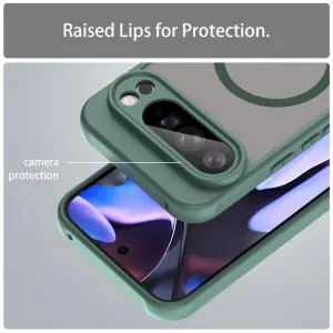 FANDUN MAGSAFE Ochranný obal pre Google Pixel 10 Pro XL zelený