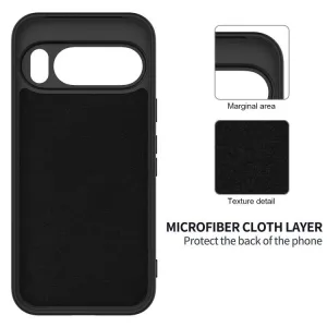 RUBBER Ochranný obal pre Google Pixel 10 Pro XL čierny
