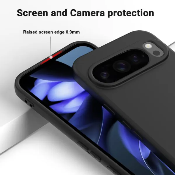 RUBBER Ochranný obal pre Google Pixel 10 Pro XL čierny
