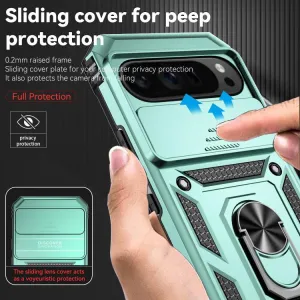 RING CAMERA Kryt s držiakom pre Google Pixel 10 Pro XL zelený