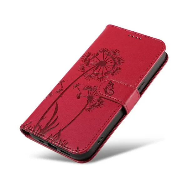 ART DANDELION Peňaženkové puzdro pre Honor Magic8 Pro červené