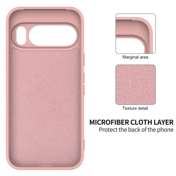 RUBBER Ochranný obal pre Google Pixel 10 Pro XL ružový