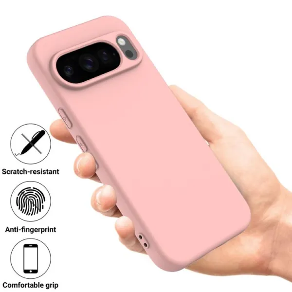 RUBBER Ochranný obal pre Google Pixel 10 Pro XL ružový