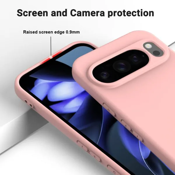 RUBBER Ochranný obal pre Google Pixel 10 Pro XL ružový