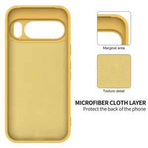 RUBBER Ochranný obal pre Google Pixel 10 Pro XL žltý