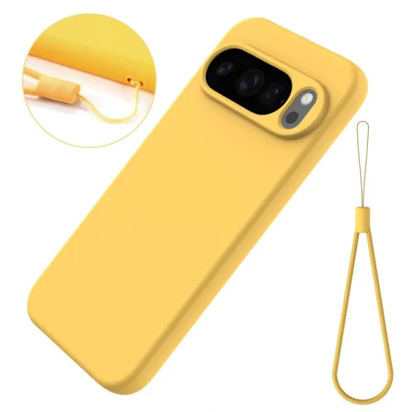 RUBBER Ochranný obal pre Google Pixel 10 Pro XL žltý