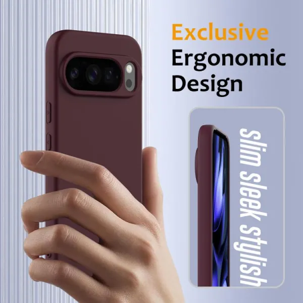 RUBBER MAGSAFE Silikónový kryt pre Google Pixel 10 Pro XL PLUM COLOR