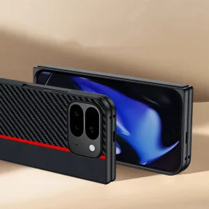 CARBON Ochranný obal pre Google Pixel 10 Pro Fold BLACK-RED