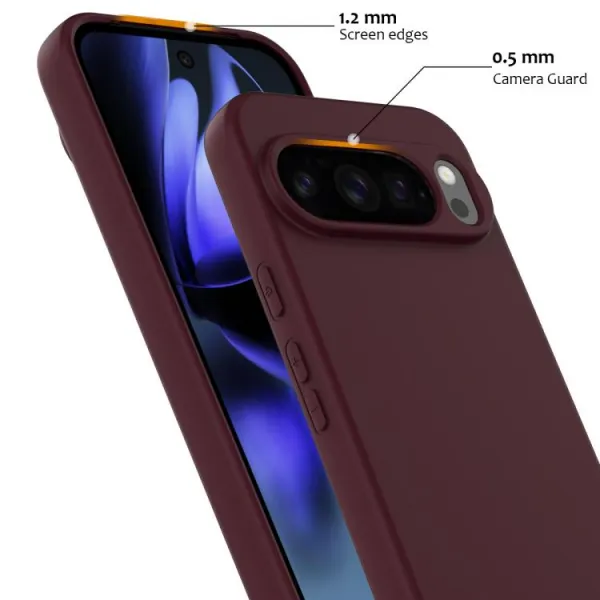 RUBBER MAGSAFE Silikónový kryt pre Google Pixel 10 Pro XL PLUM COLOR