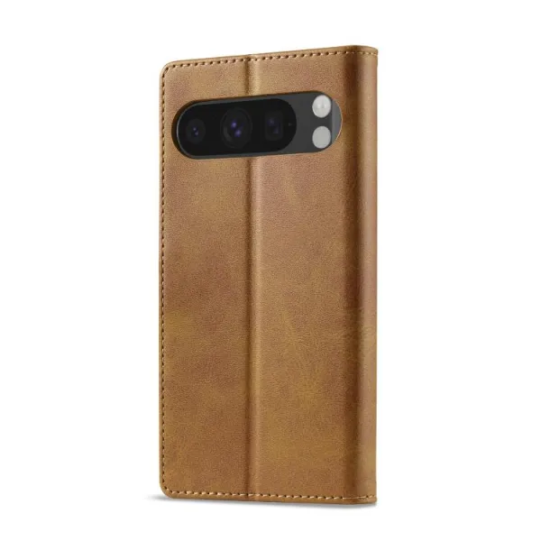 IMEEKE Peňaženkový obal pre Google Pixel 10 / Google Pixel 10 Pro svetlohnedý