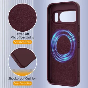 RUBBER MAGSAFE Silikónový kryt pre Google Pixel 10 Pro XL PLUM COLOR