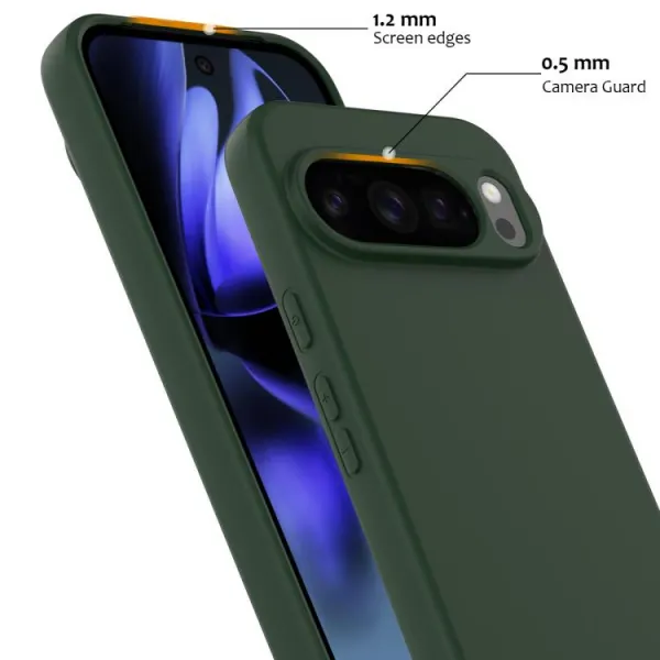 RUBBER MAGSAFE Silikónový kryt pre Google Pixel 10 Pro XL GREEN