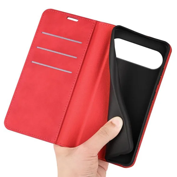 MAGNETIC Zaklápací kryt pre Google Pixel 10 Pro XL červený