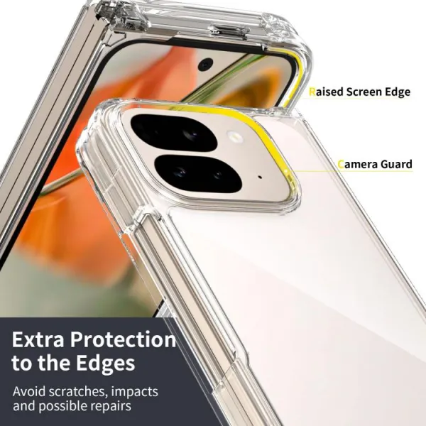SHOCK Extra odolný kryt Google Pixel 10 Pro Fold priehľadný